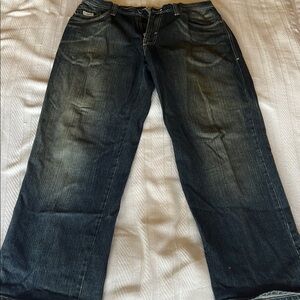 Preowned Enyce Men's Dark Wash Jeans 34 Inseam 32